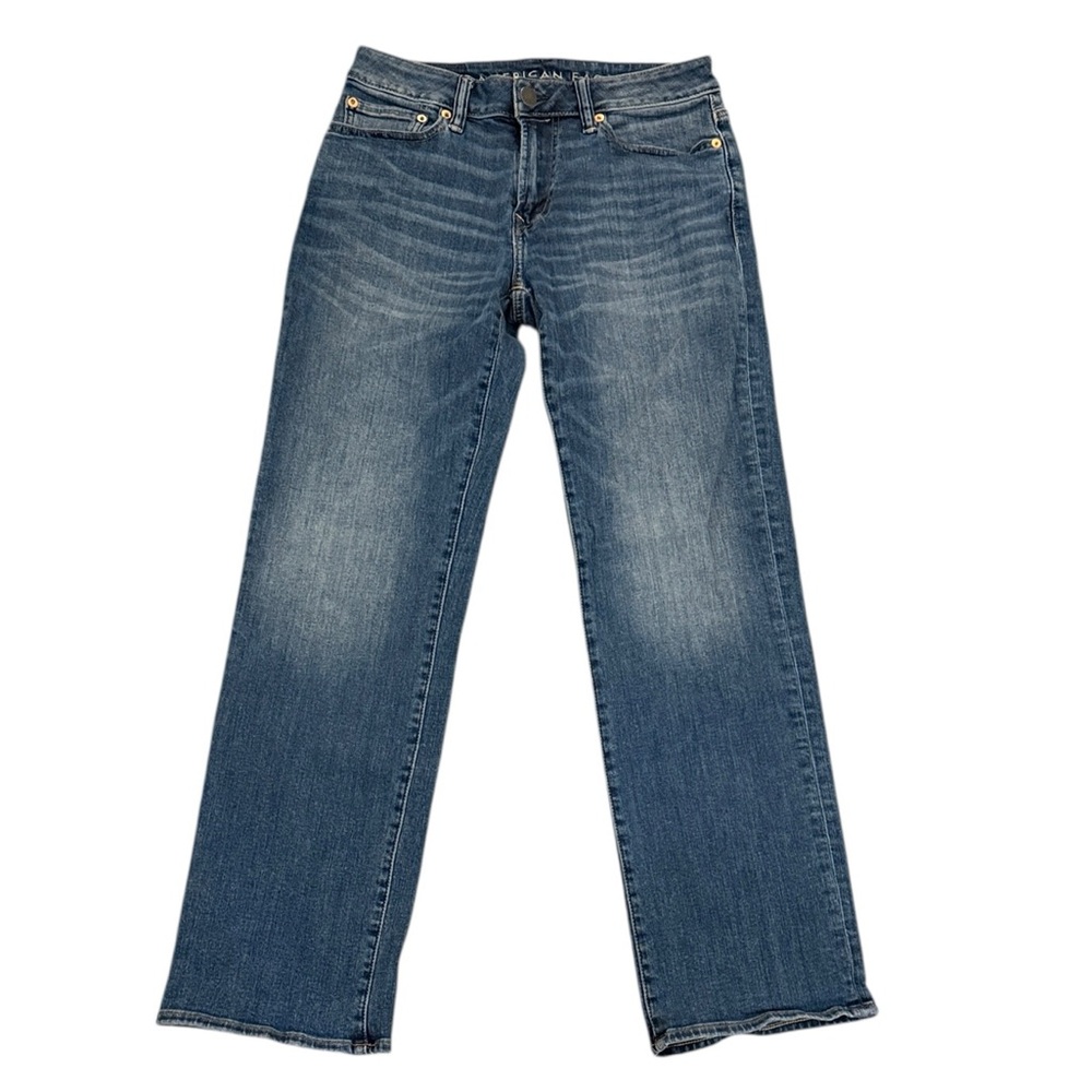 American Eagle Original Bootcut Jean Dark Blue Fade Feather 29x32/Fits 28x29
